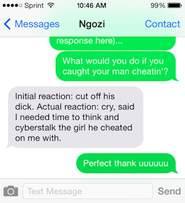 Fake Break Up Text