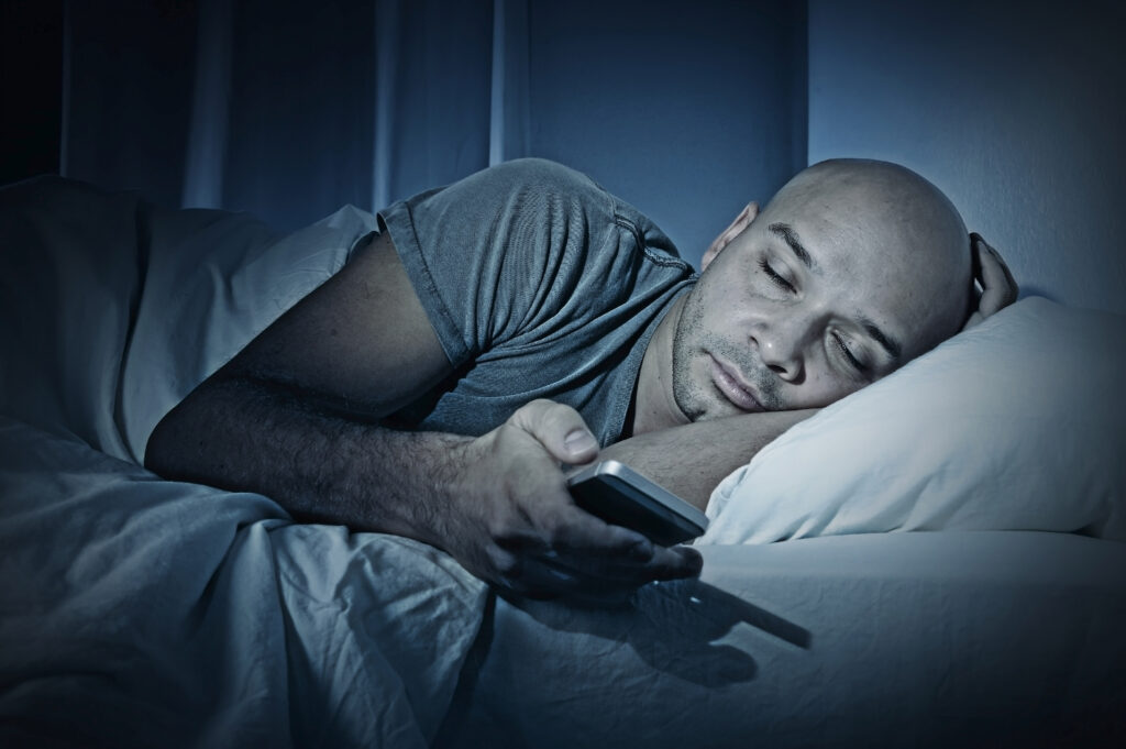 Falling Asleep While Texting