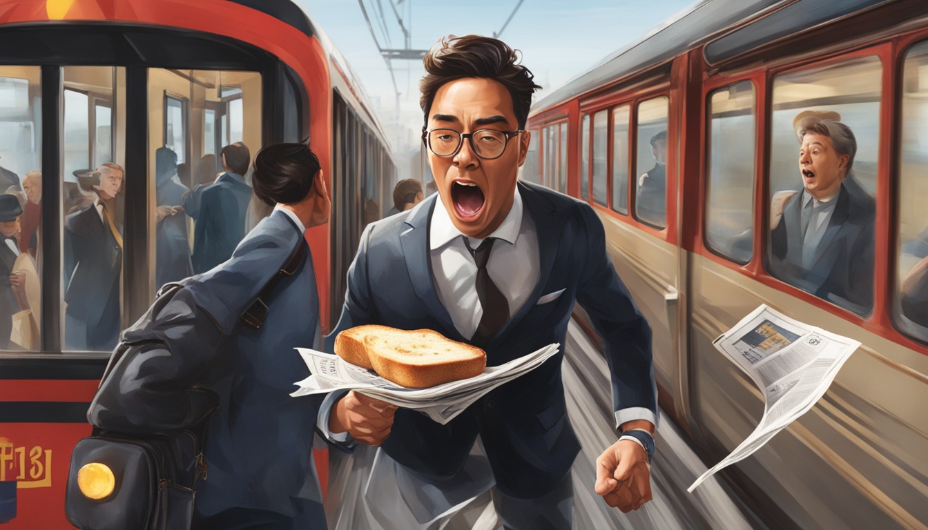 funniest excuses for being late while on a train