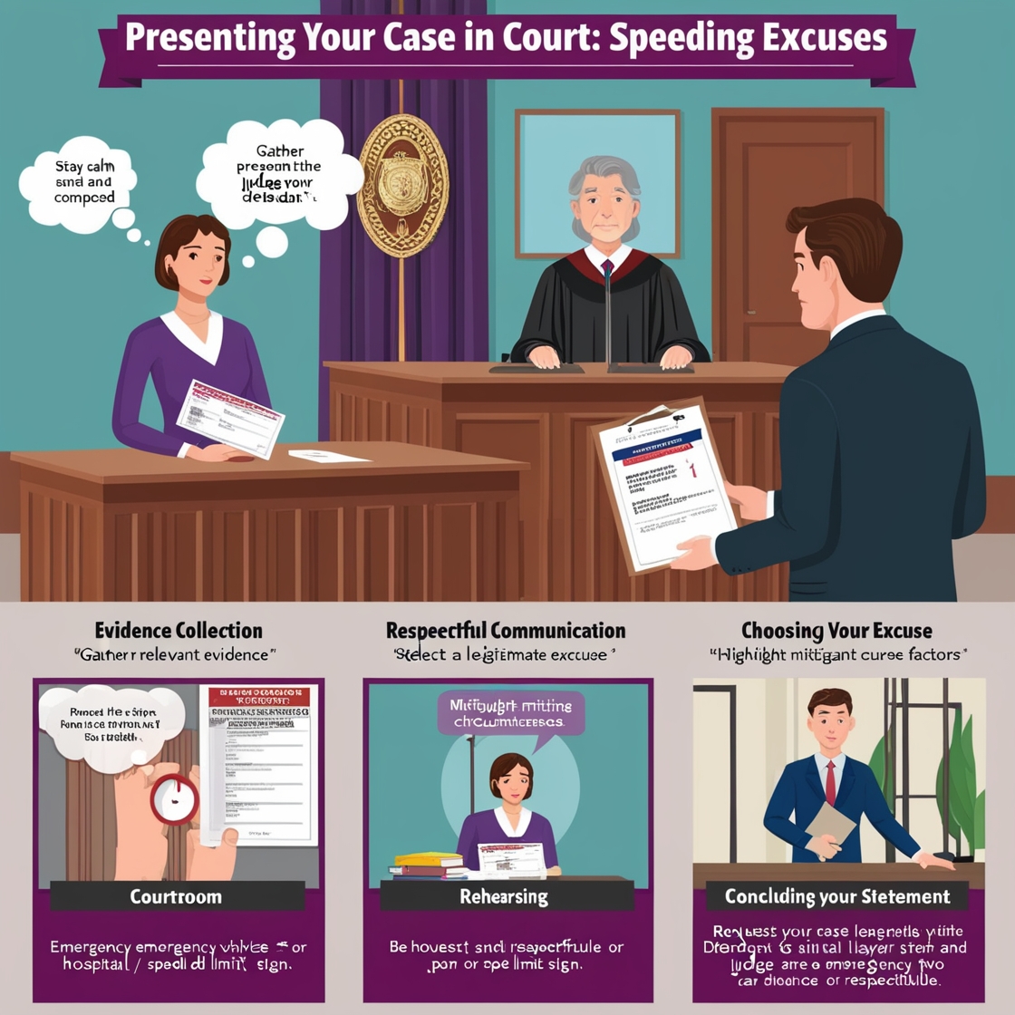 Speeding excuses that work in court