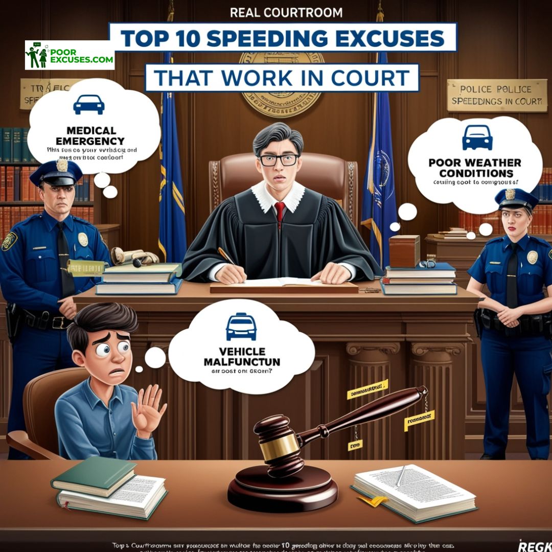 Speeding excuses that work in court.